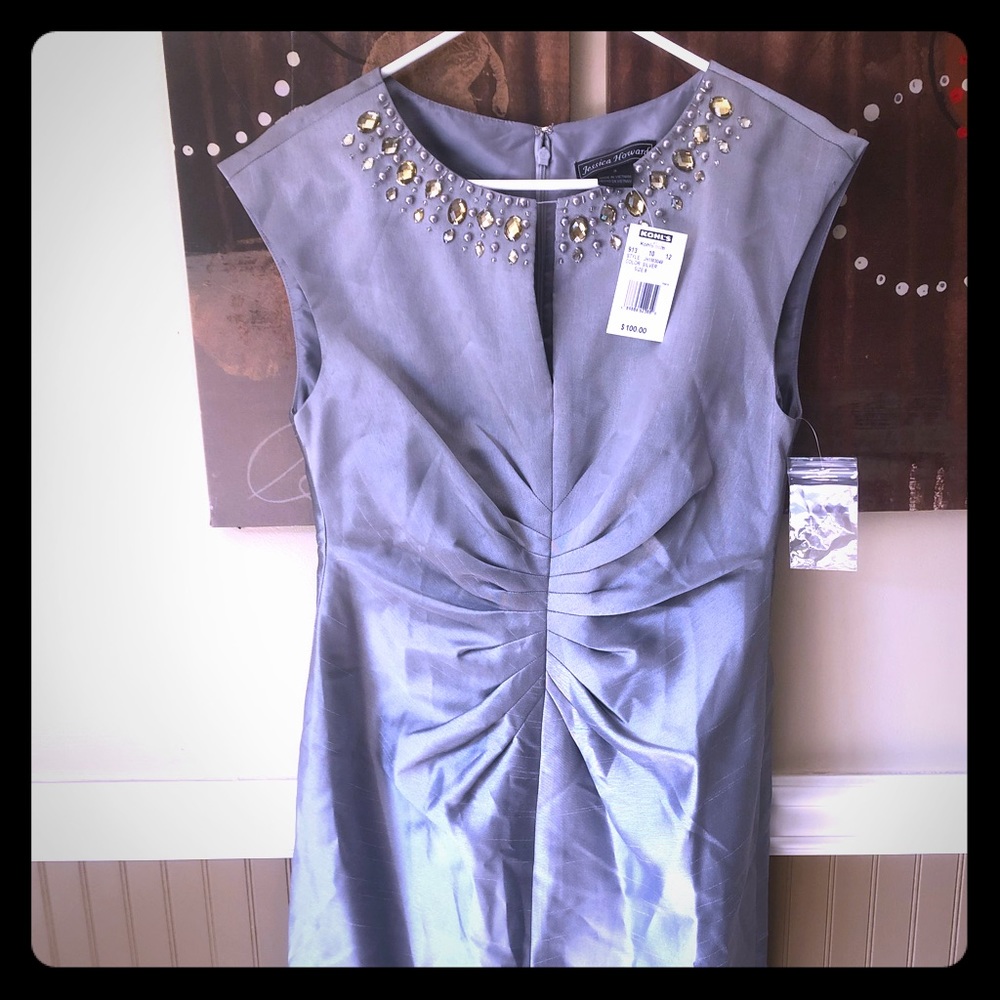 🎉Host Pick🎉 NWT Jessica Howard Silver Dress